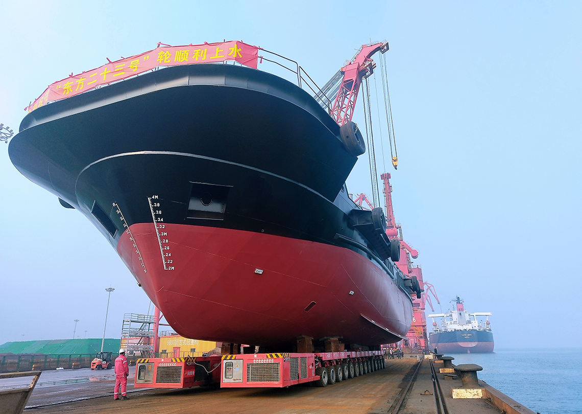 “东方二十三号”轮短驳移运项目